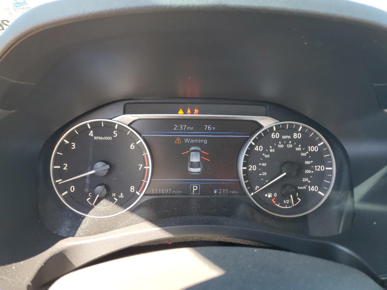2020 Nissan Altima VIN 1N4BL4BV8LC237201 Copart auction photo, side damage thumbnail 9