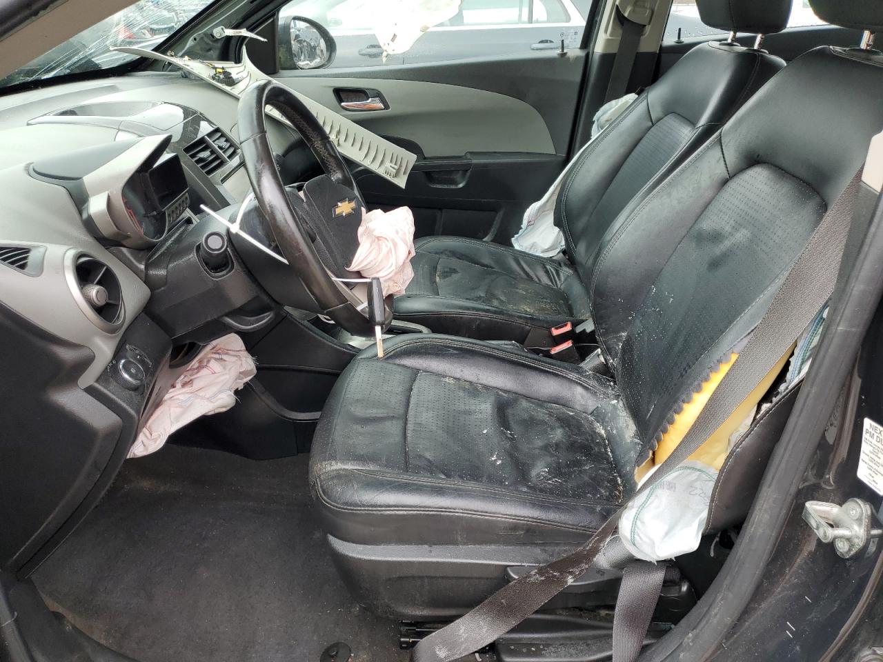 2015 Chevrolet Sonic VIN 1G1JE5SB1F4142921 Copart auction photo, front end / rear end damage thumbnail 7