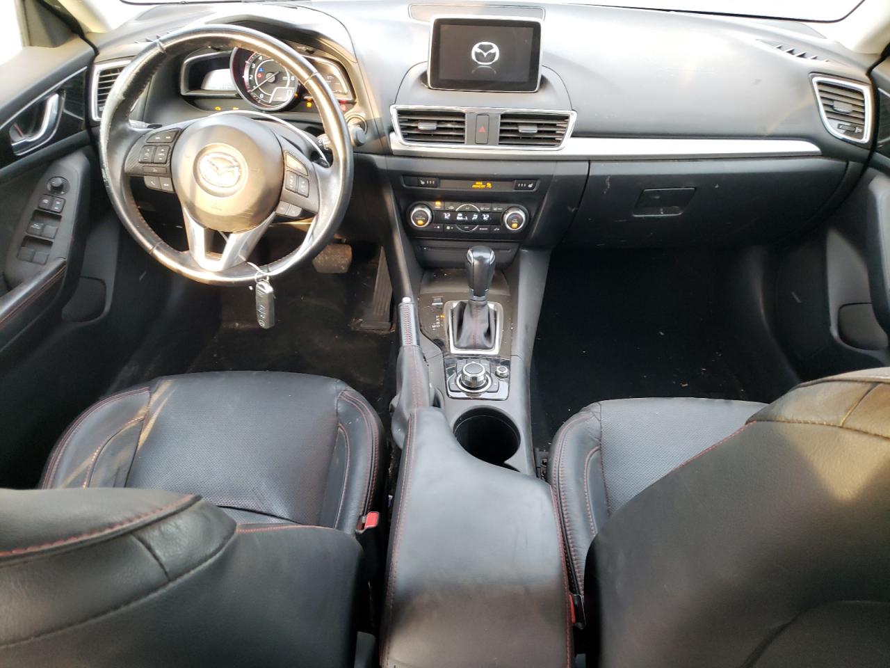2016 Mazda 3 VIN JM1BM1N34G1313241 Copart auction photo, front end / side damage thumbnail 8
