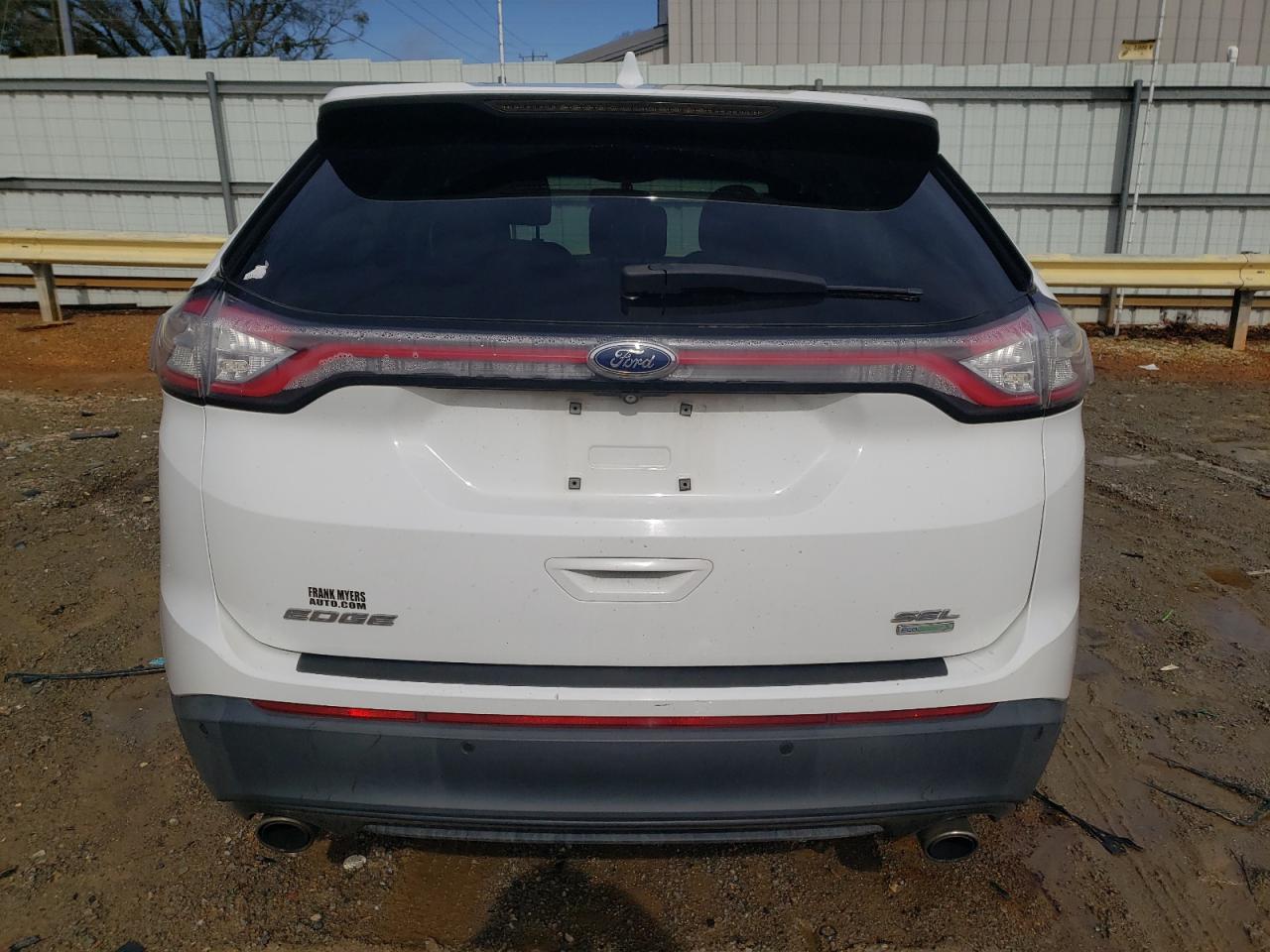 2017 Ford Edge VIN 2FMPK3J92HBC01184 Copart auction photo, front end / side damage thumbnail 6