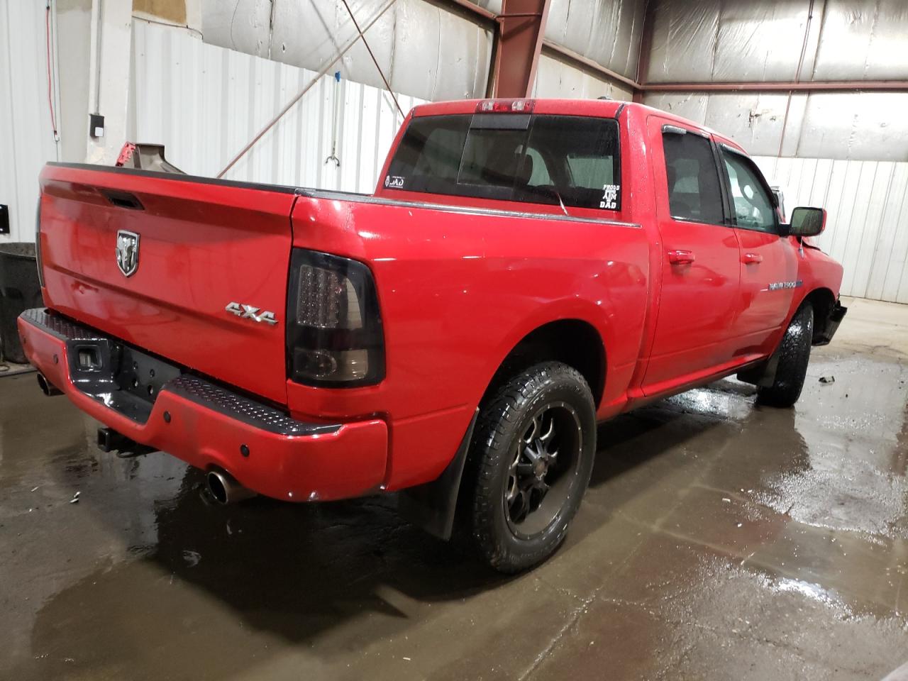 2012 Dodge RAM VIN 1C6RD7MTXCS247325 Copart auction photo, front end / all over damage thumbnail 3