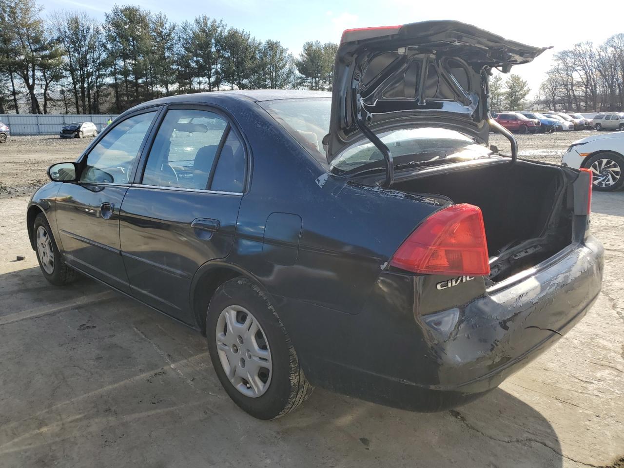 2002 Honda Civic VIN JHMES16562S004732 Copart auction photo, rear end damage thumbnail 2
