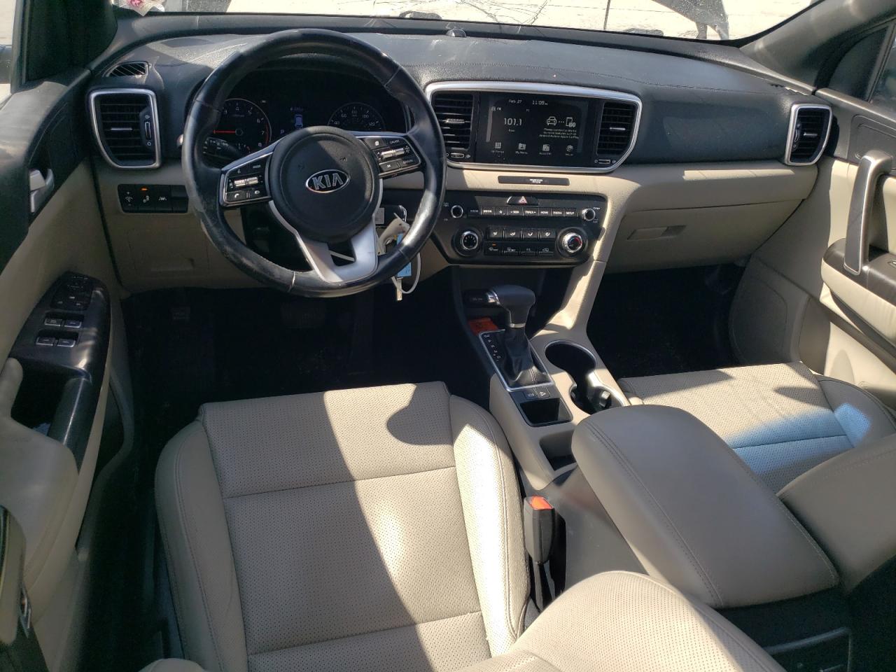 2021 KIA Sportage VIN KNDP63AC0M7854457 Copart auction photo, front end damage thumbnail 8