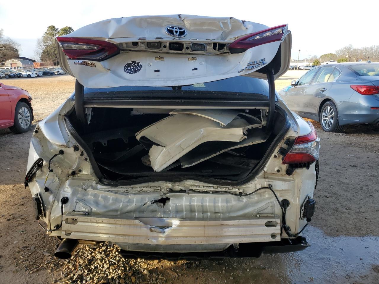 2021 Toyota Camry VIN 4T1F31AK9MU559337 Copart auction photo, rear end damage thumbnail 6