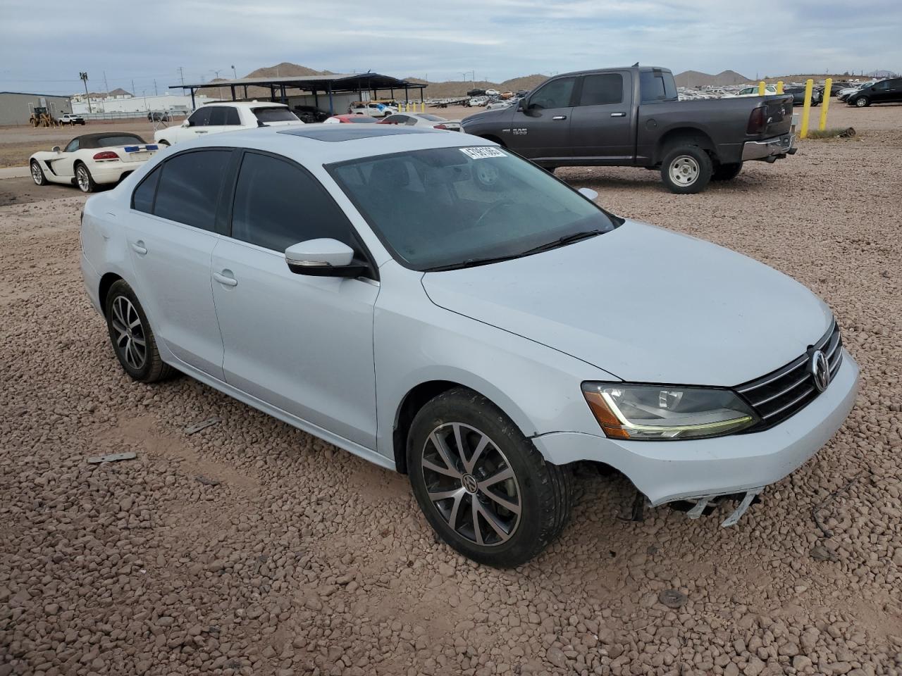 2017 Volkswagen Jetta VIN 3VWDB7AJ3HM390061 Copart auction photo, front end damage thumbnail 4