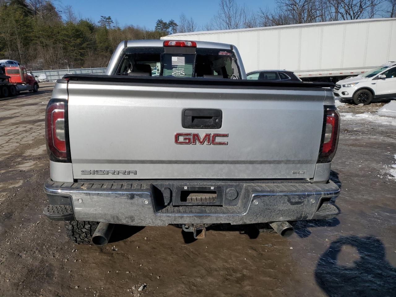2017 GMC Sierra VIN 3GTU2NEJ8HG413558 Copart auction photo, all over damage thumbnail 6