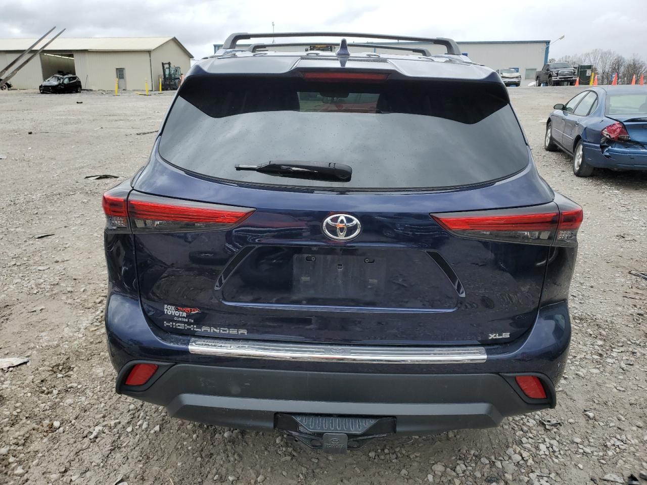 2021 Toyota Highlander VIN 5TDHZRAHXMS523935 Copart auction photo, front end / mechanical damage thumbnail 6