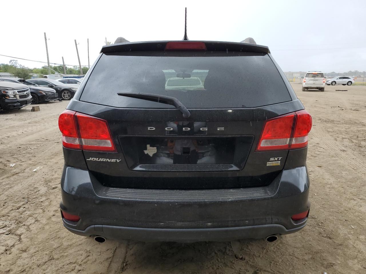 2015 Dodge Journey VIN 3C4PDCBG2FT673687 Copart auction photo, front end / rear end damage thumbnail 6