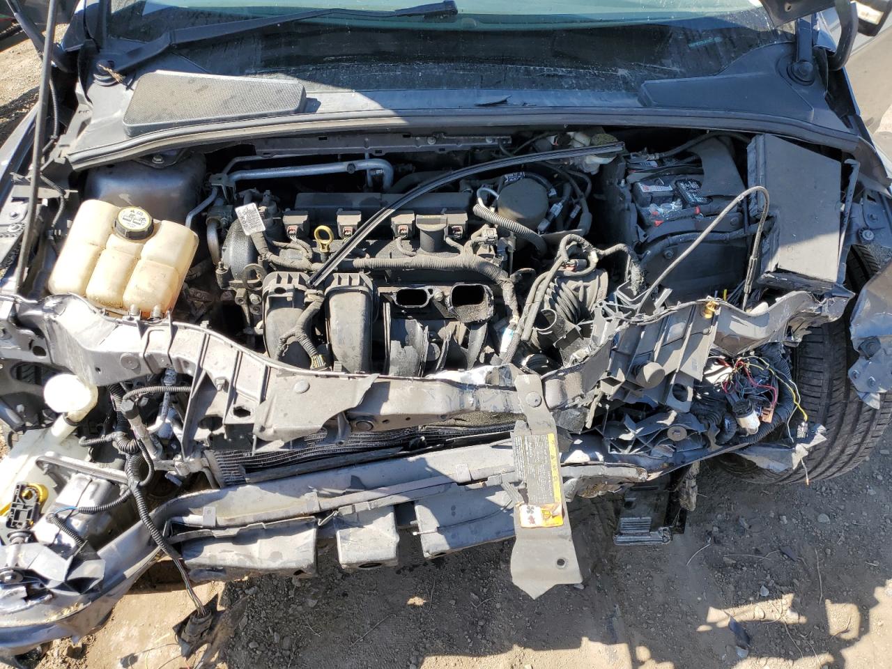 2013 Ford Focus VIN 1FADP3F27DL177677 Copart auction photo, all over damage thumbnail 12