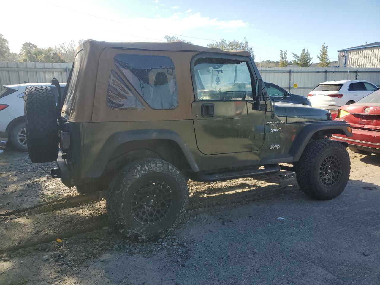 1998 Jeep Wrangler VIN 1J4FY19S0WP778077 Copart auction photo, minor dent/scratches damage thumbnail 4