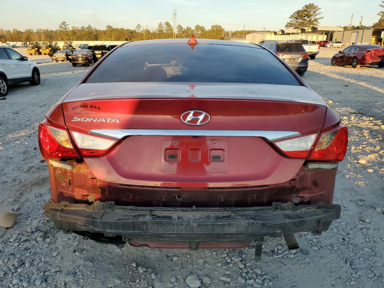 2014 Hyundai Sonata VIN 5NPEB4AC5EH948016 Copart auction photo, rear end / front end damage thumbnail 6