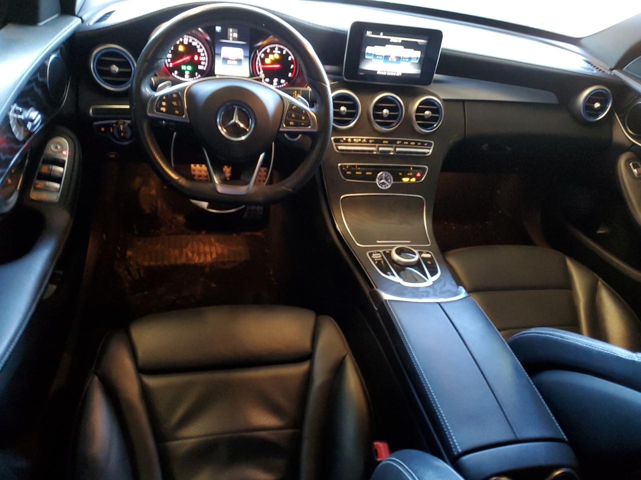 2017 Mercedes-Benz C-klasse VIN 55SWF4JB6HU229858 Copart auction photo, rear end damage thumbnail 8