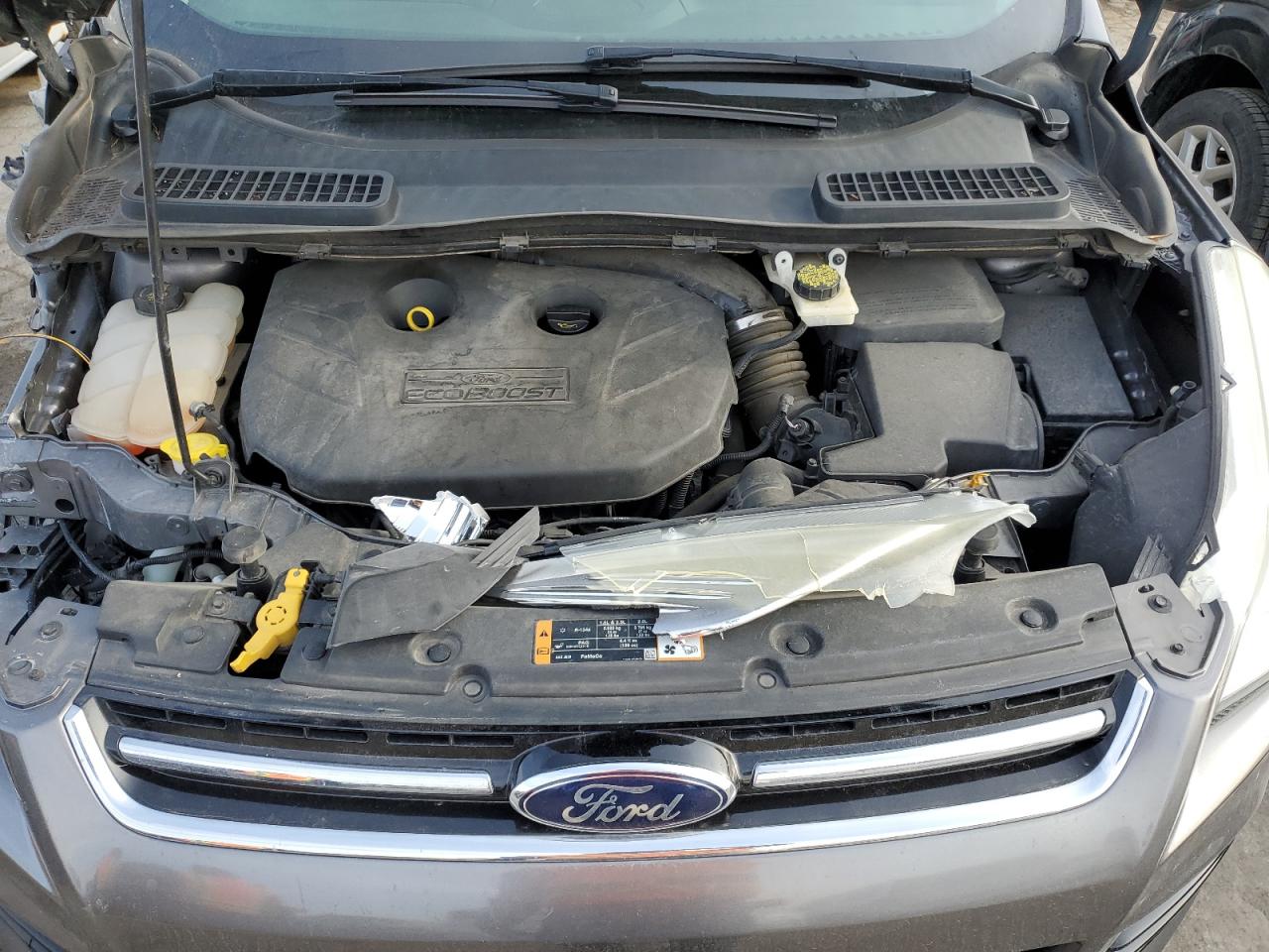 2014 Ford Escape VIN 1FMCU0J95EUA54856 Copart auction photo, front end / side damage thumbnail 12