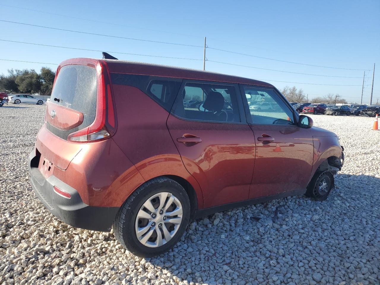 2020 KIA Soul VIN KNDJ23AU7L7113991 Copart auction photo, side / front end damage thumbnail 3