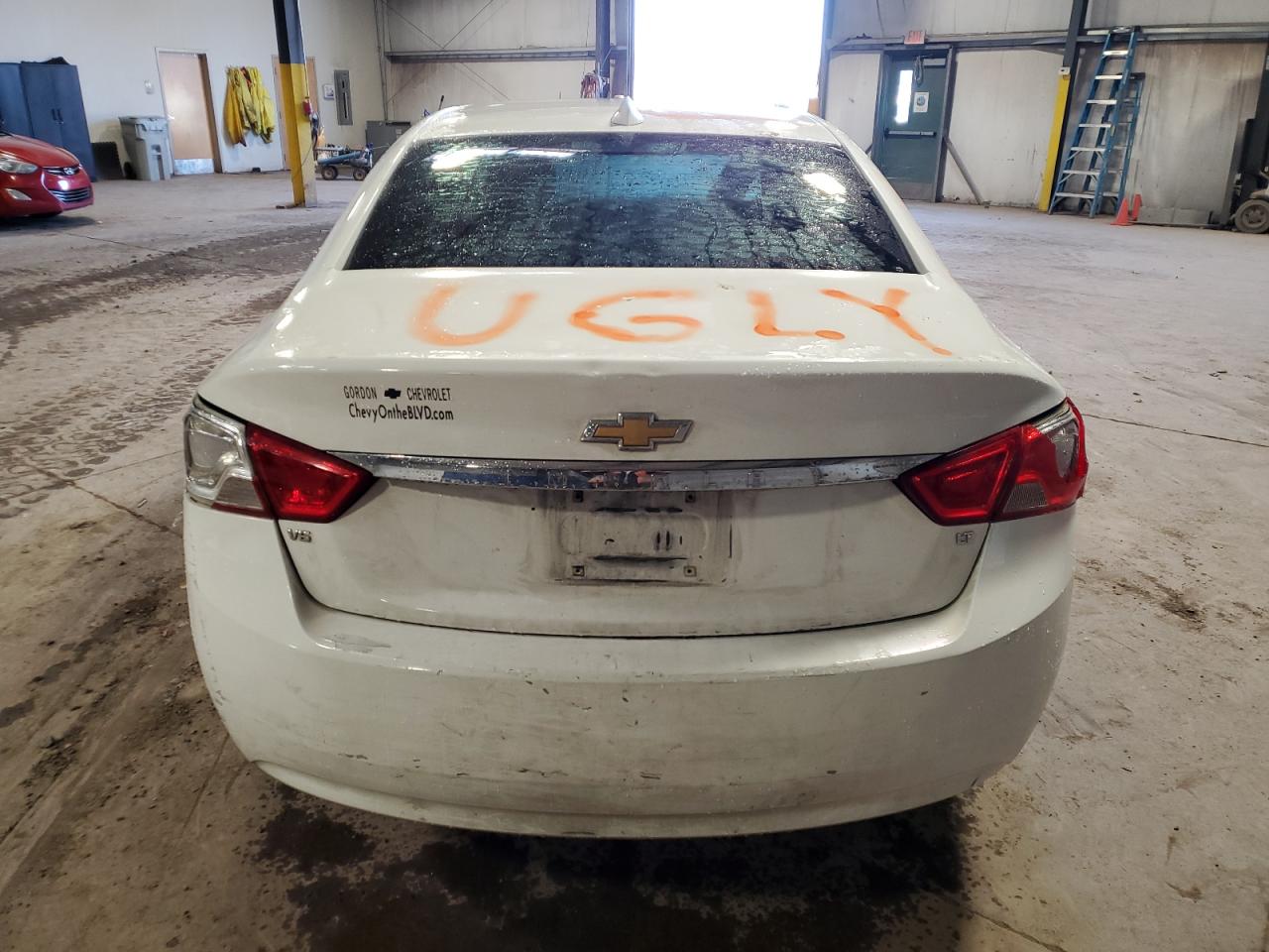 2015 Chevrolet Impala VIN 2G1125S36F9128401 Copart auction photo, vandalism damage thumbnail 6