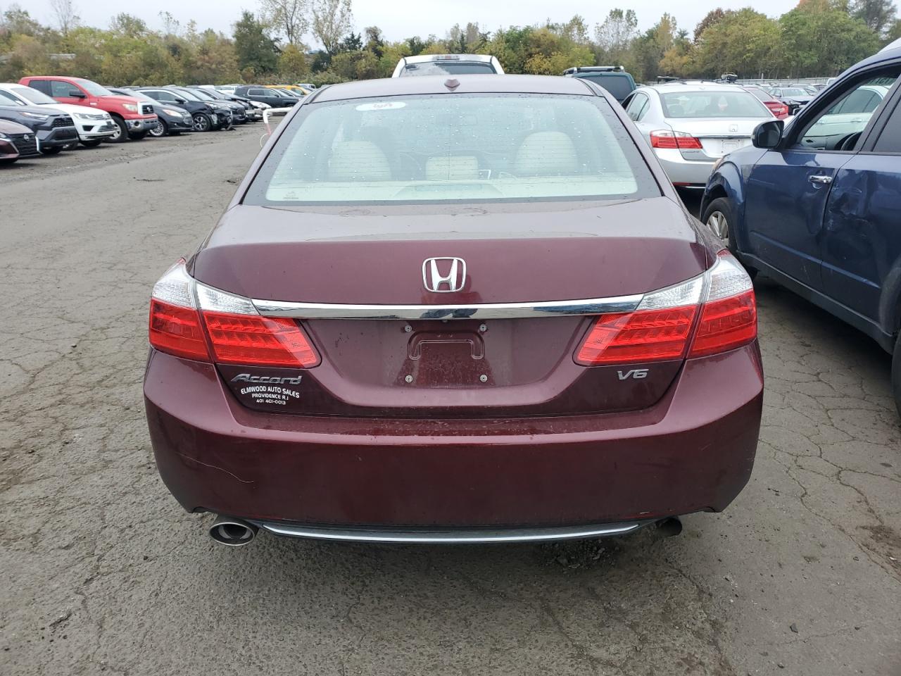2014 Honda Accord VIN 1HGCR3F82EA041363 Copart auction photo, front end / minor dent/scratches damage thumbnail 6