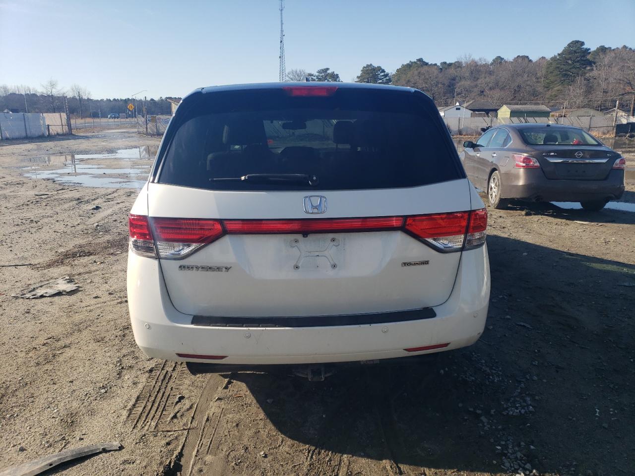 2014 Honda Odyssey VIN 5FNRL5H97EB065371 Copart auction photo, front end / side damage thumbnail 6