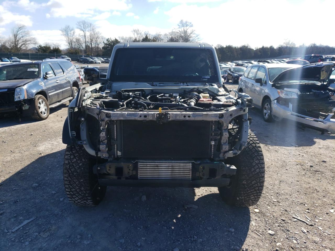 2021 Ford Bronco VIN 1FMEE5EP3MLA42365 Copart auction photo, front end / side damage thumbnail 5