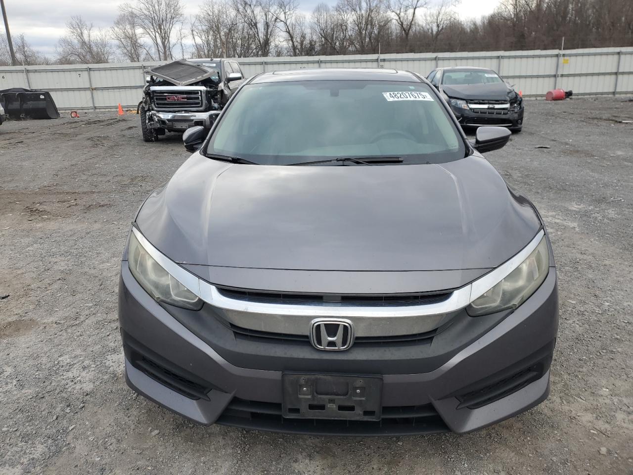 2016 Honda Civic VIN 19XFC2F77GE220528 Copart auction photo, side / rear end damage thumbnail 5