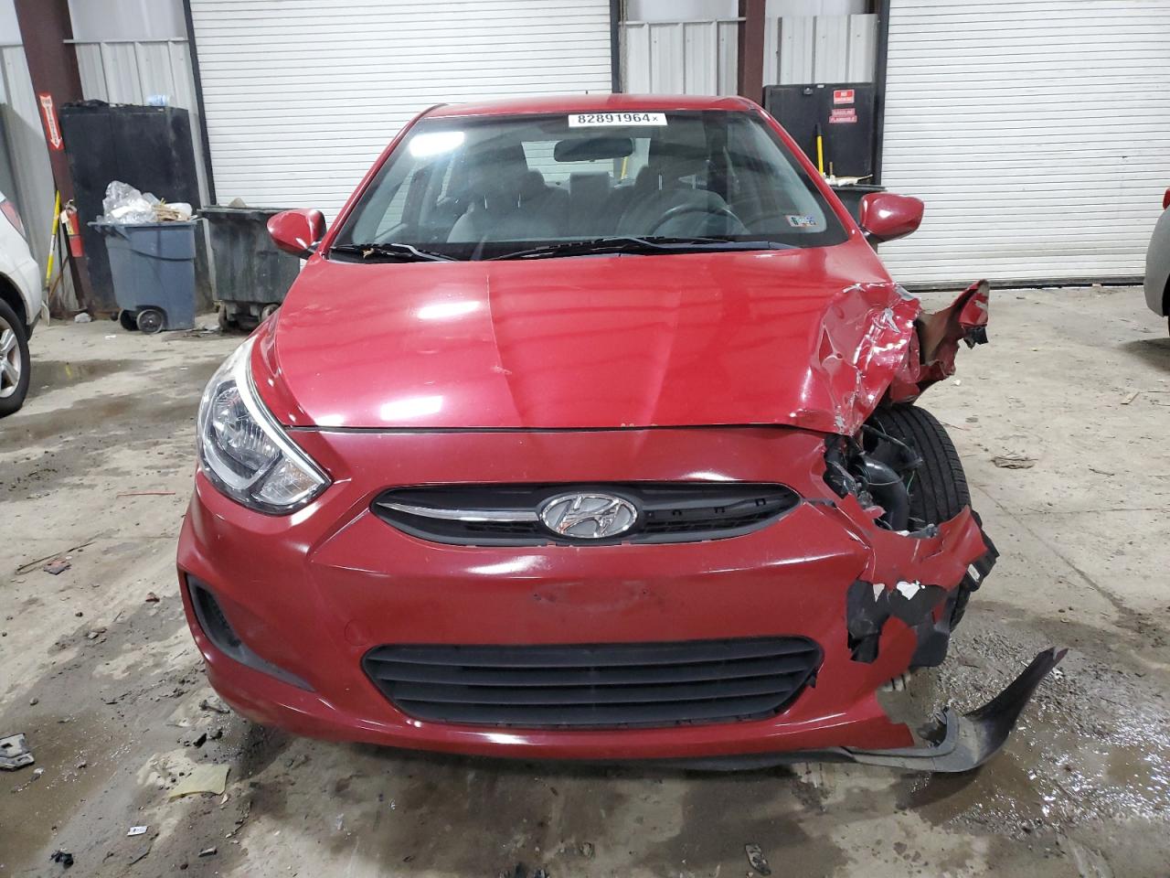 2016 Hyundai Accent VIN KMHCT4AEXGU115886 Copart auction photo, front end damage thumbnail 5