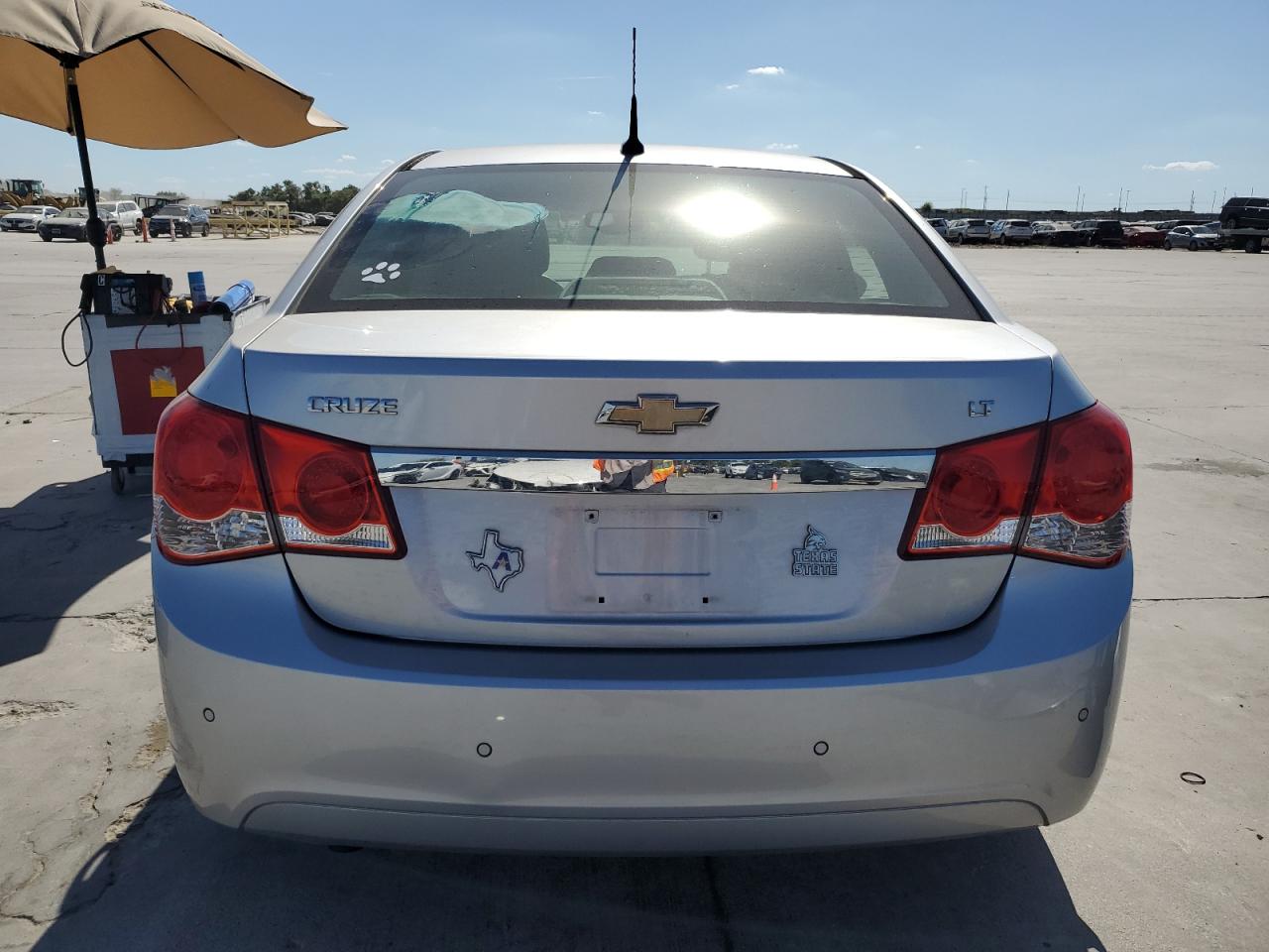 2011 Chevrolet Cruze VIN 1G1PG5S98B7306322 Copart auction photo, front end / side damage thumbnail 6