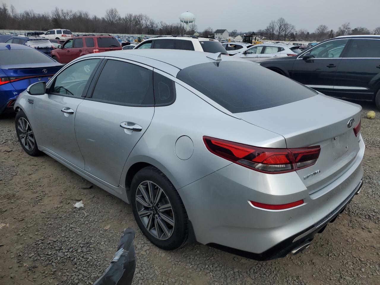 2019 KIA Optima VIN 5XXGU4L18KG343588 Copart auction photo, front end damage thumbnail 2