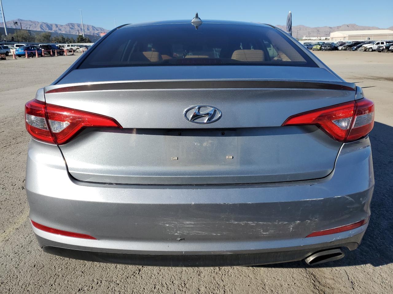 2015 Hyundai Sonata VIN 5NPE24AF0FH204187 Copart auction photo, vandalism / rear end damage thumbnail 6
