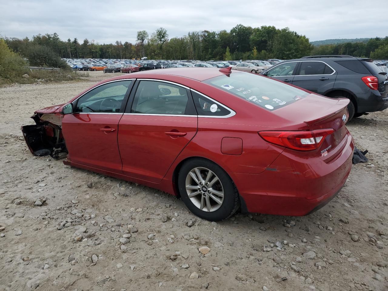 2017 Hyundai Sonata VIN 5NPE24AF5HH498091 Copart auction photo, front end damage thumbnail 2