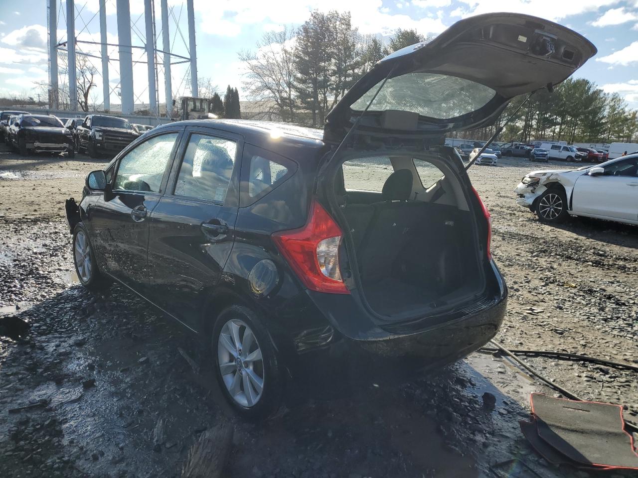 2014 Nissan Versa VIN 3N1CE2CP7EL411590 Copart auction photo, front end damage thumbnail 2
