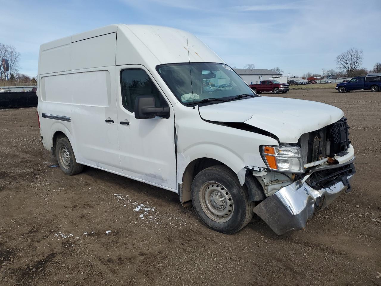 2015 Nissan NV VIN 1N6BF0LXXFN809465 Copart auction photo, front end damage thumbnail 4