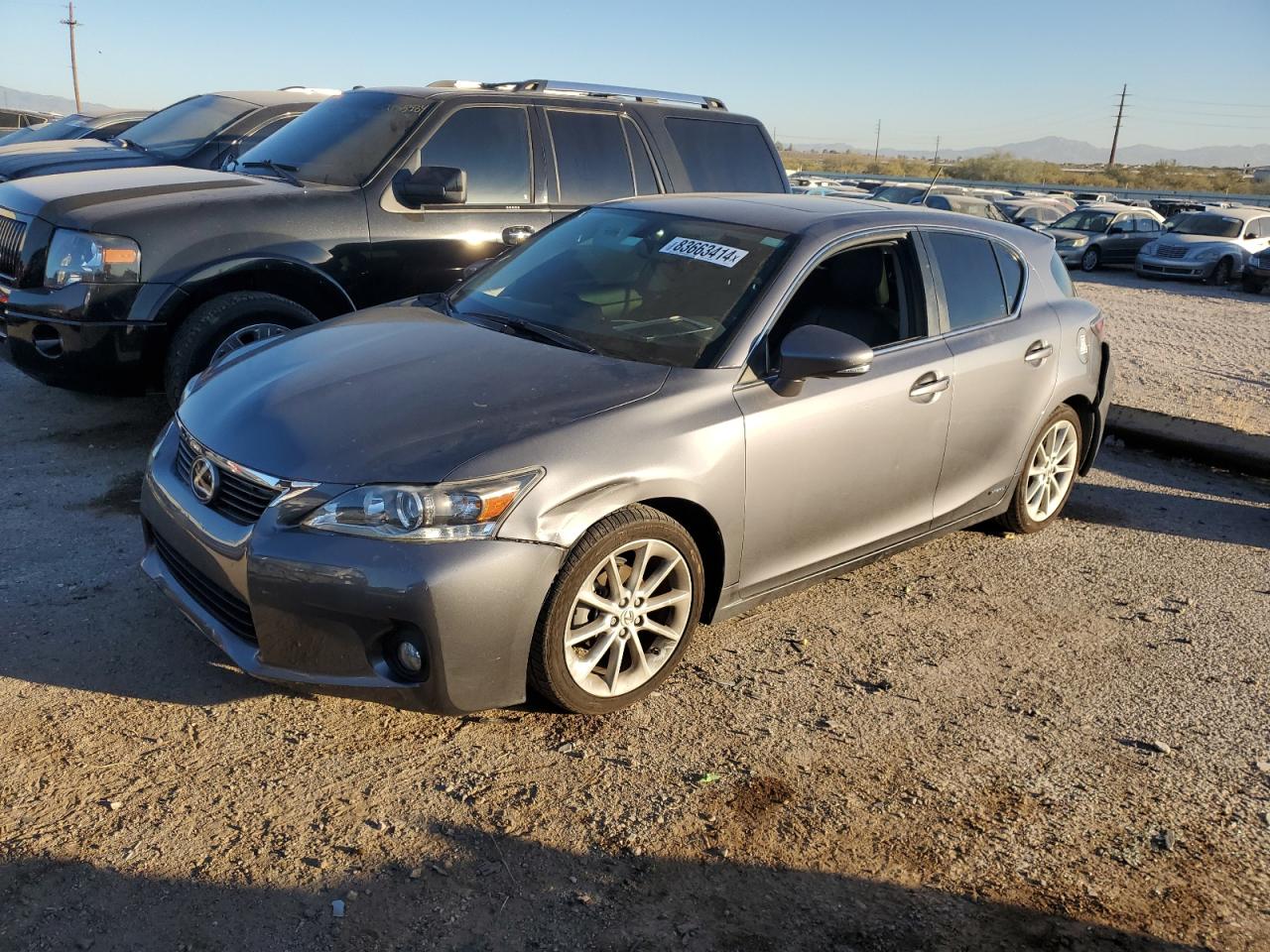 2012 Lexus CT VIN JTHKD5BH5C2073529 - Copart auction photo