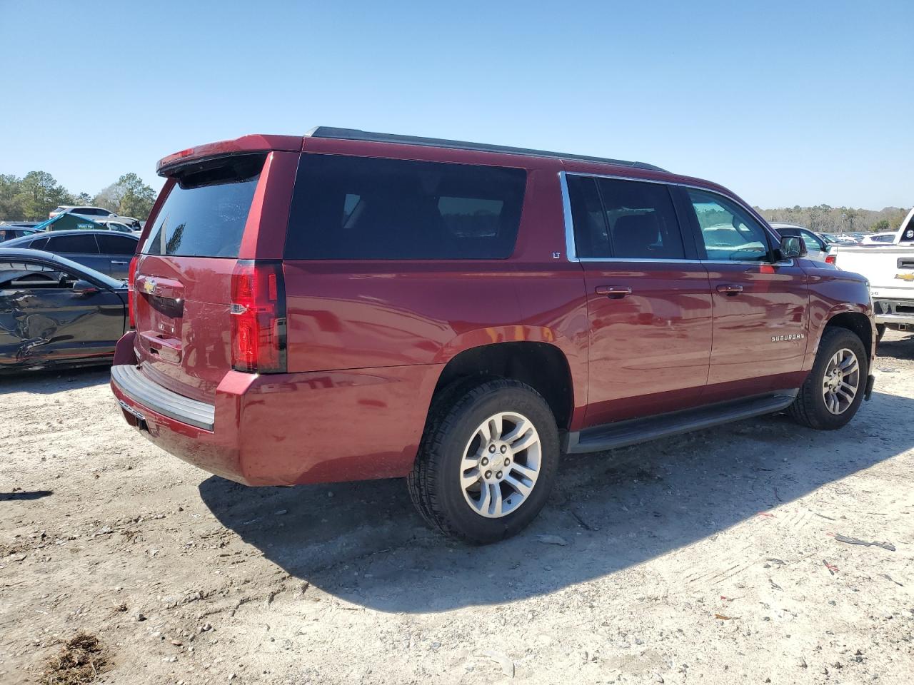 2016 Chevrolet Suburban VIN 1GNSCHKC4GR253874 Copart auction photo, rear end damage thumbnail 3
