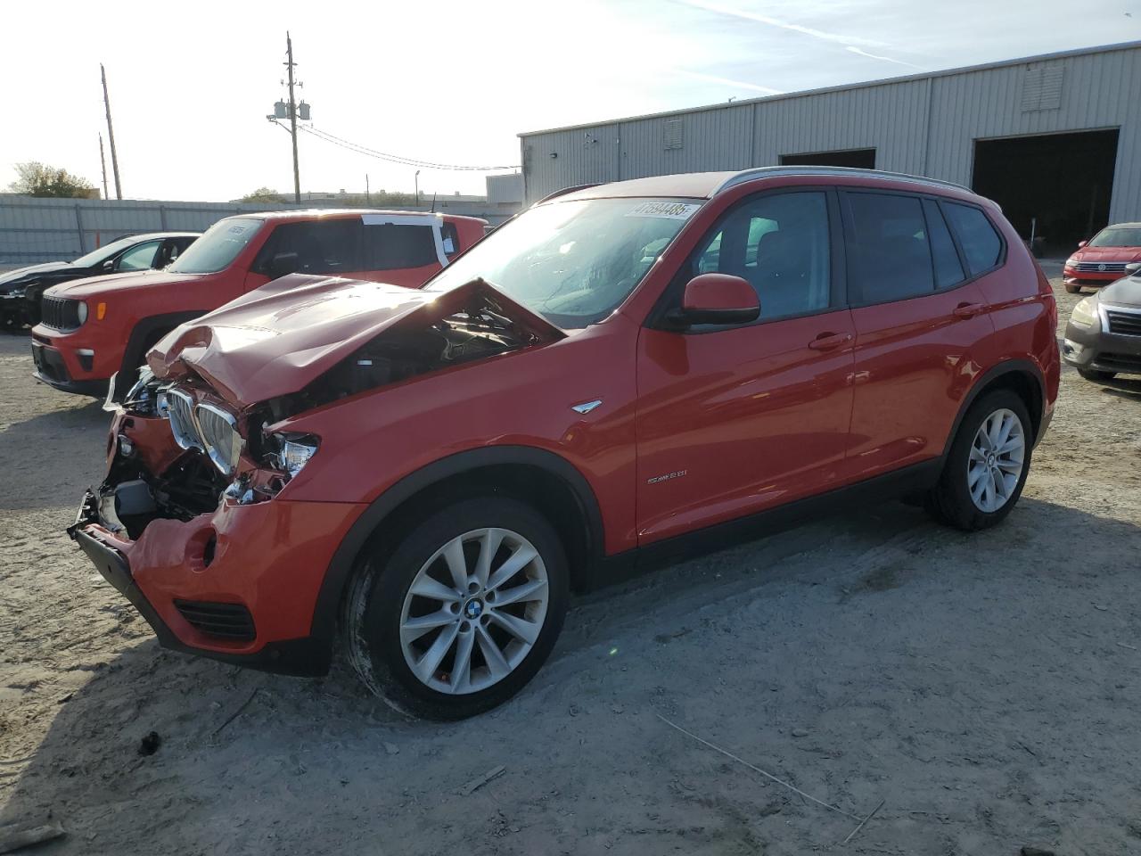 2017 BMW X3 VIN 5UXWZ7C53H0V85649 - Copart auction photo