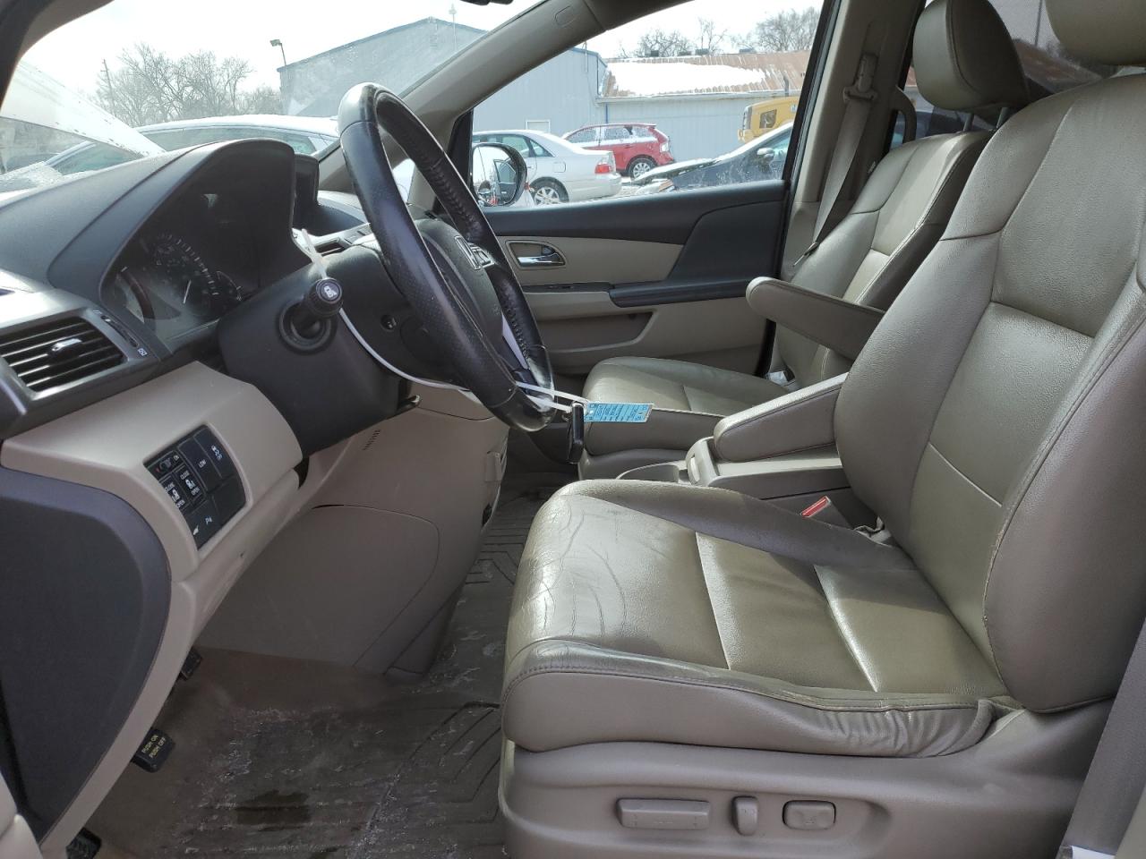 2015 Honda Odyssey VIN 5FNRL5H90FB068548 Copart auction photo, side damage thumbnail 7