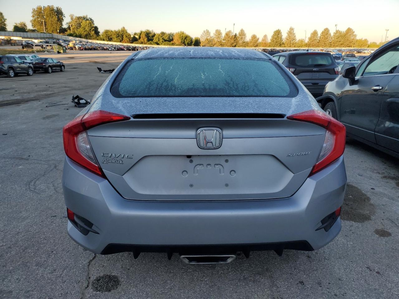 2020 Honda Civic VIN 19XFC2E82LE030835 Copart auction photo, front end damage thumbnail 6