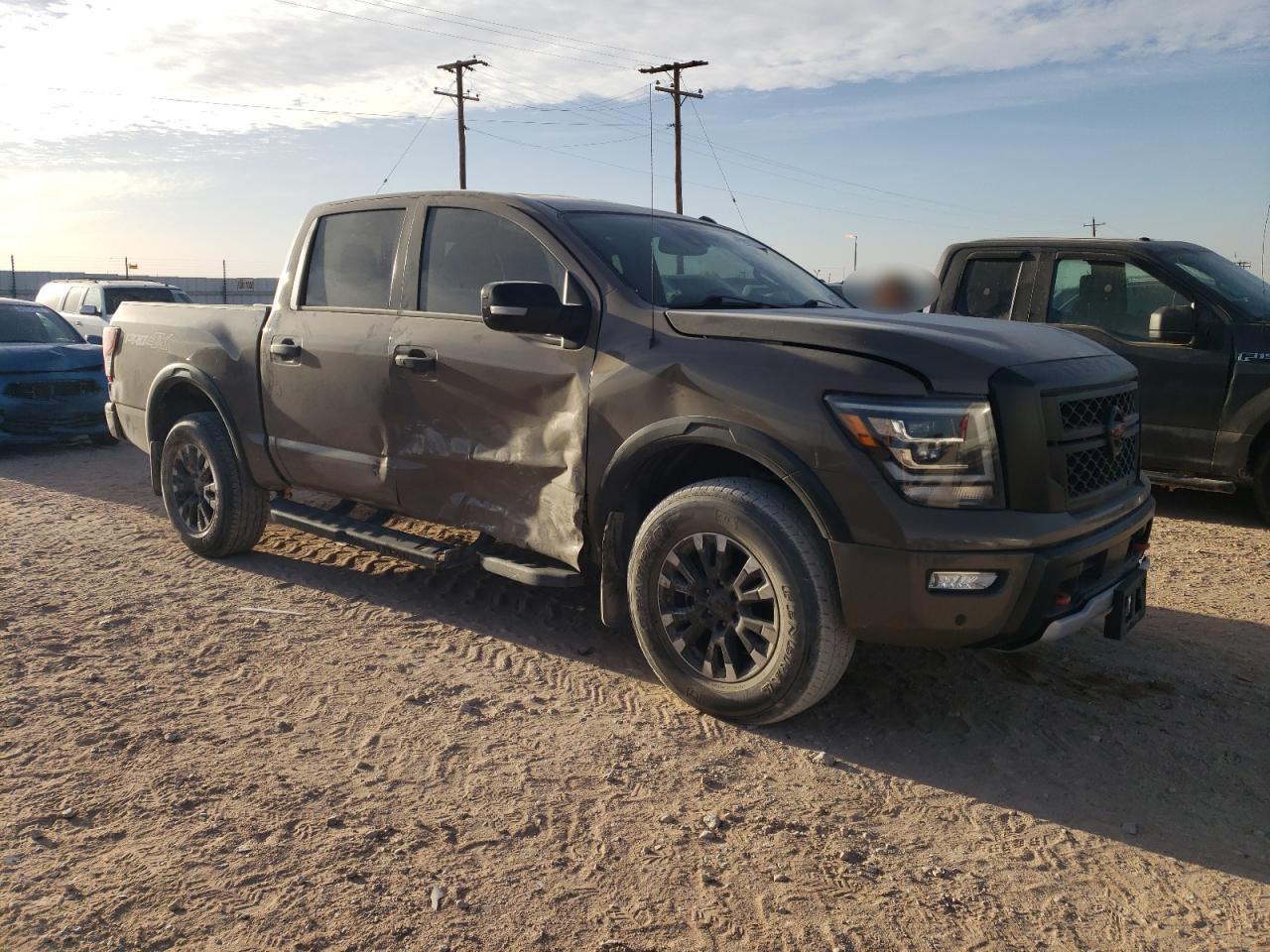 2021 Nissan Titan VIN 1N6AA1ED9MN513112 Copart auction photo, side damage thumbnail 4