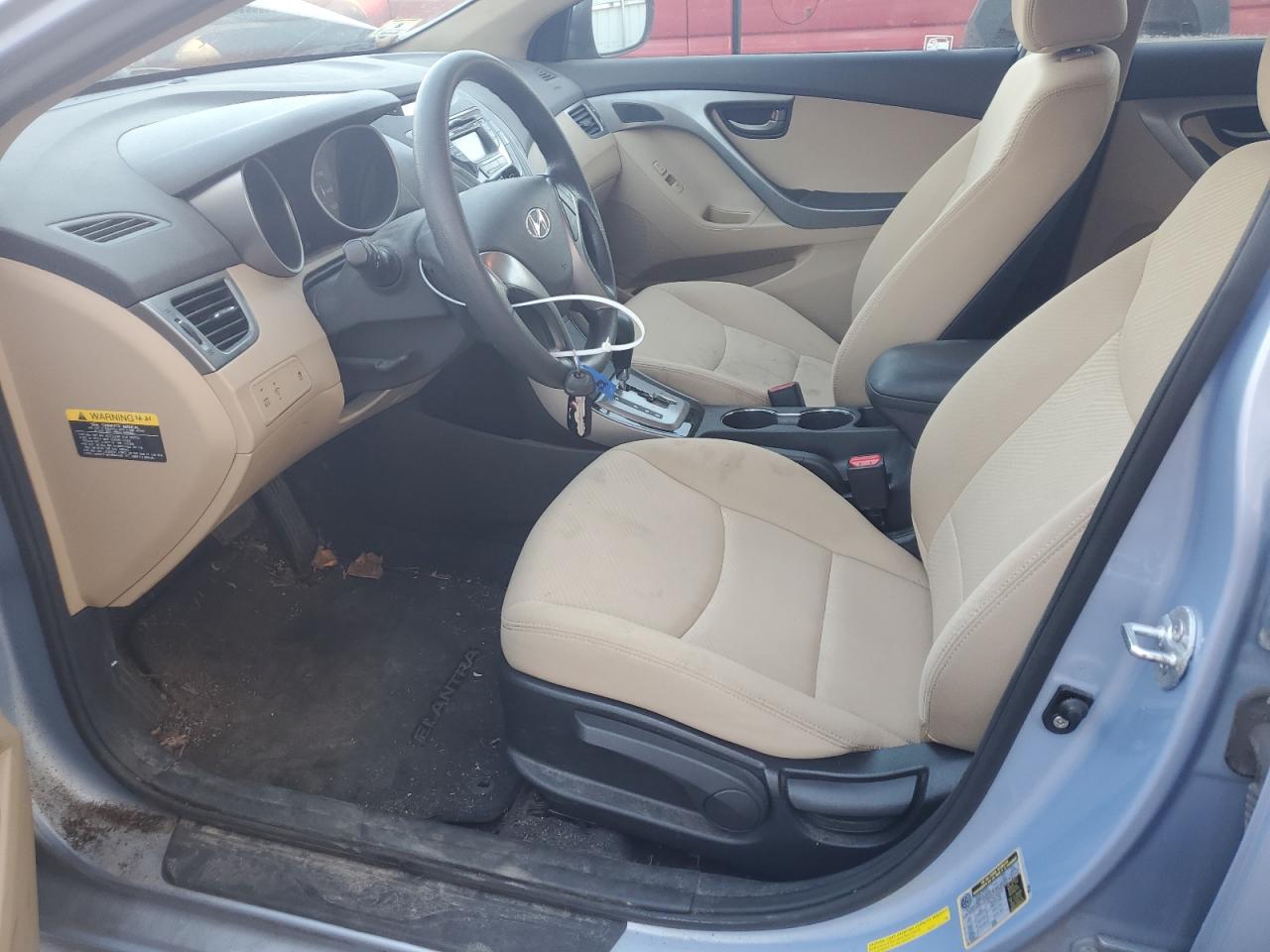 2013 Hyundai Elantra VIN KMHDH4AE4DU490013 Copart auction photo, front end / minor dent/scratches damage thumbnail 7