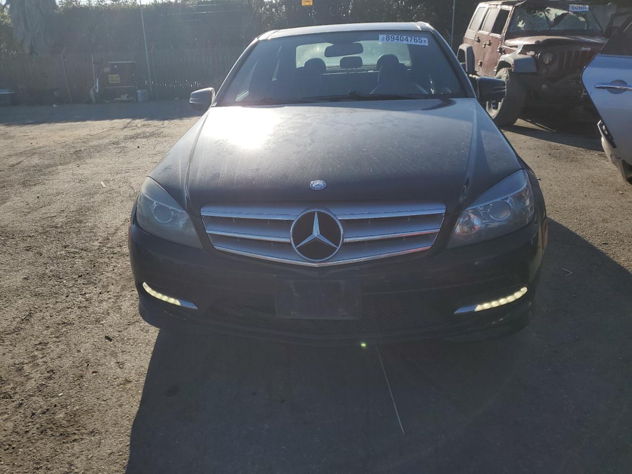 2011 Mercedes-Benz C-klasse VIN WDDGF5EB9BR156305 Copart auction photo, rear end damage thumbnail 5