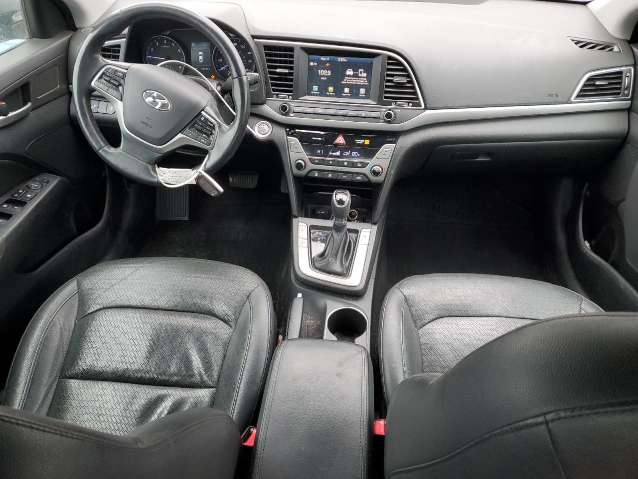 2017 Hyundai Elantra VIN KMHD84LF1HU101680 Copart auction photo, front end damage thumbnail 8