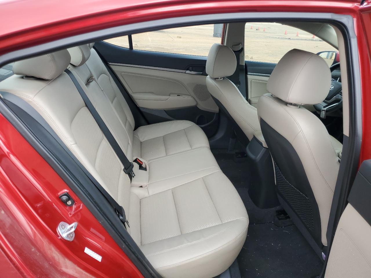2017 Hyundai Elantra VIN KMHD84LFXHU065245 Copart auction photo, rear end damage thumbnail 10
