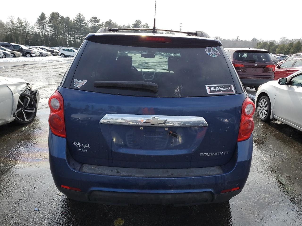 2010 Chevrolet Equinox VIN 2CNFLEEW6A6402380 Copart auction photo, front end damage thumbnail 6