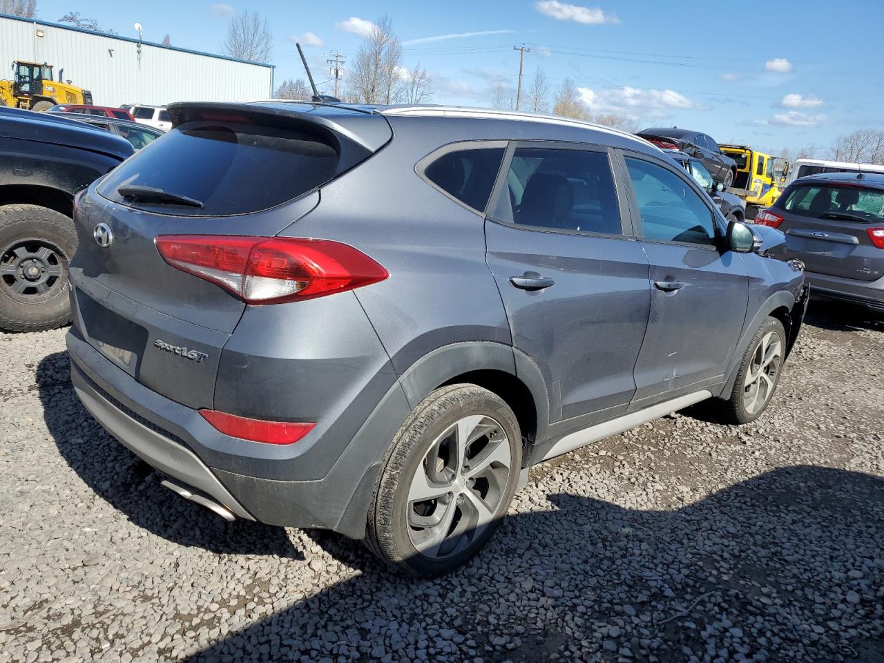 2017 Hyundai Tucson VIN KM8J33A26HU523858 Copart auction photo, front end damage thumbnail 3