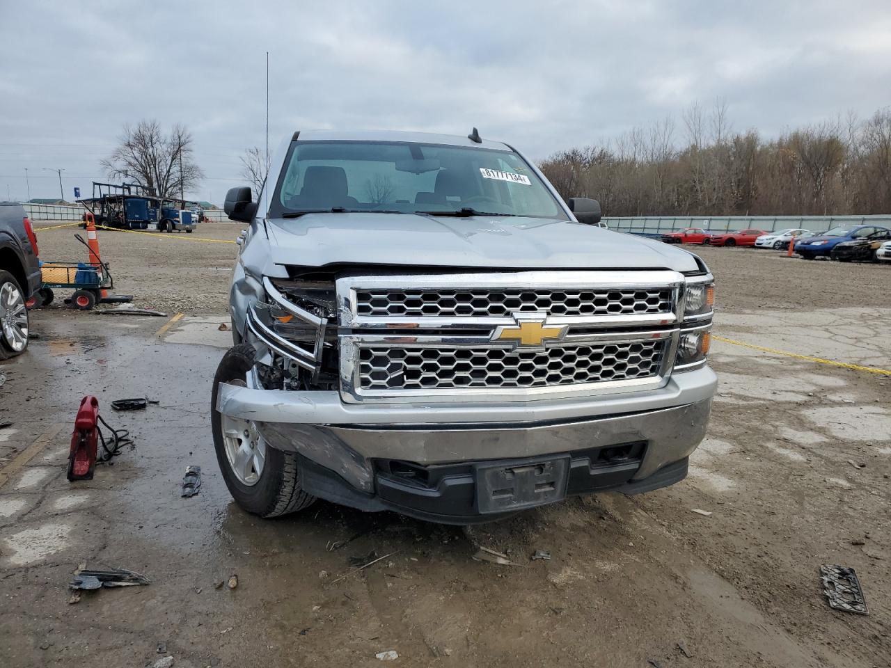 2015 Chevrolet Silverado VIN 1GCVKREH7FZ271452 Copart auction photo, front end damage thumbnail 5