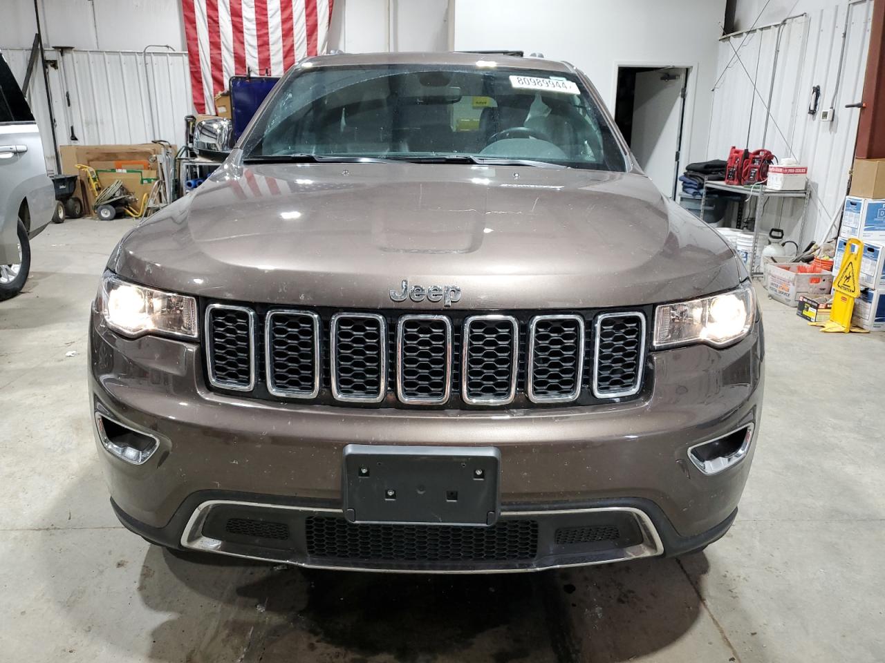 2021 Jeep Grand Cherokee VIN 1C4RJFBG3MC709009 Copart auction photo, side / rear end damage thumbnail 5