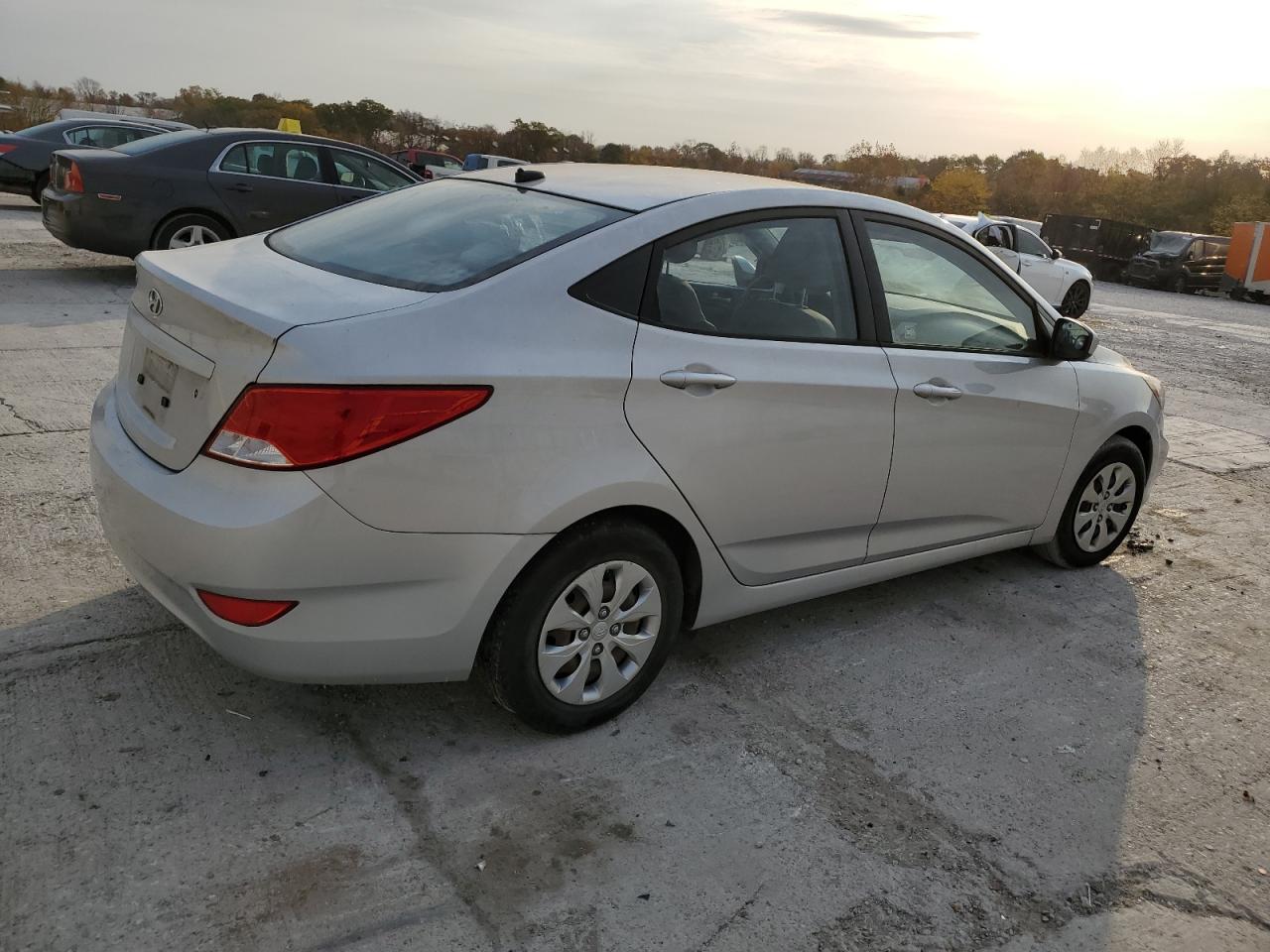 2016 Hyundai Accent VIN KMHCT4AE0GU064091 Copart auction photo, side damage thumbnail 3