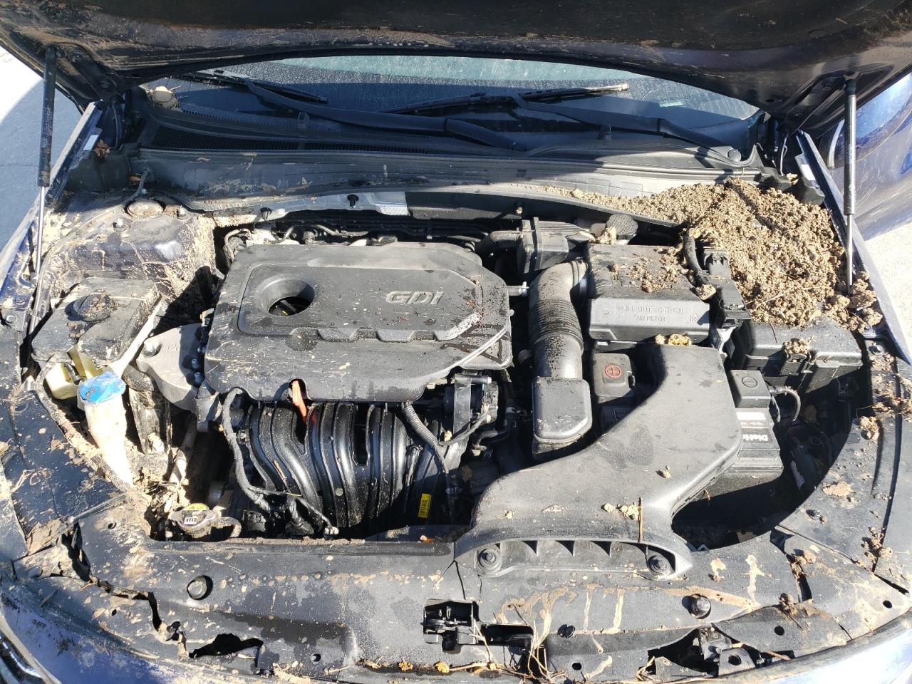 2019 KIA Optima VIN 5XXGT4L35KG337767 Copart auction photo, rollover damage thumbnail 11