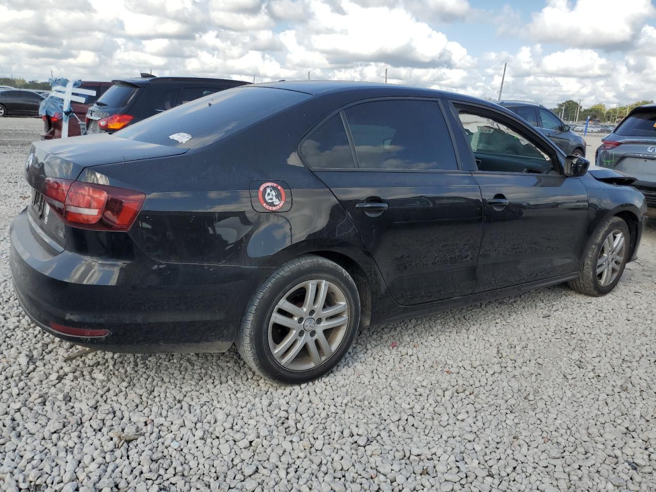 2018 Volkswagen Jetta VIN 3VW2B7AJ4JM235306 Copart auction photo, front end damage thumbnail 3