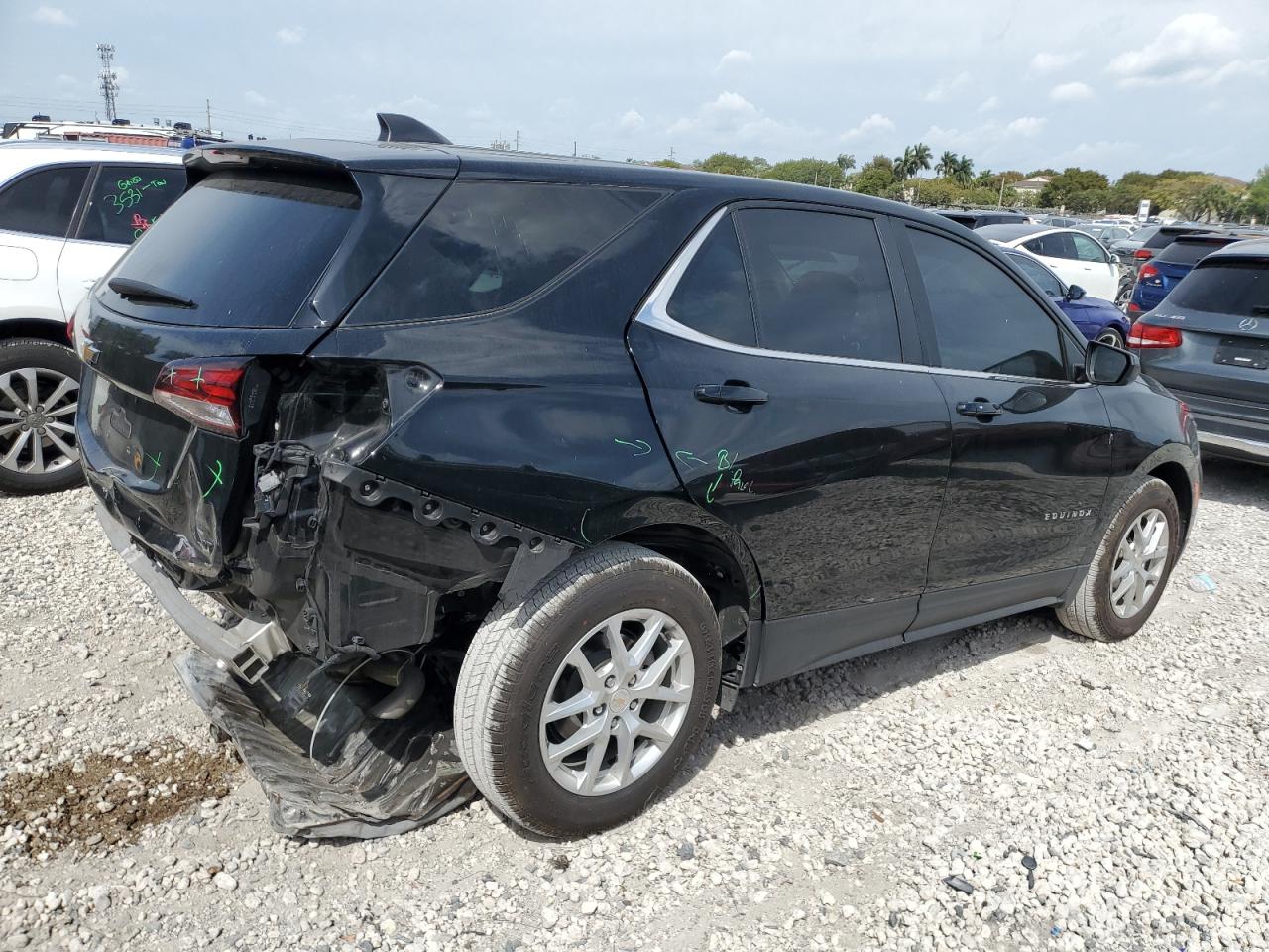 2022 Chevrolet Equinox VIN 3GNAXKEV7NL148132 Copart auction photo, rear end damage thumbnail 3