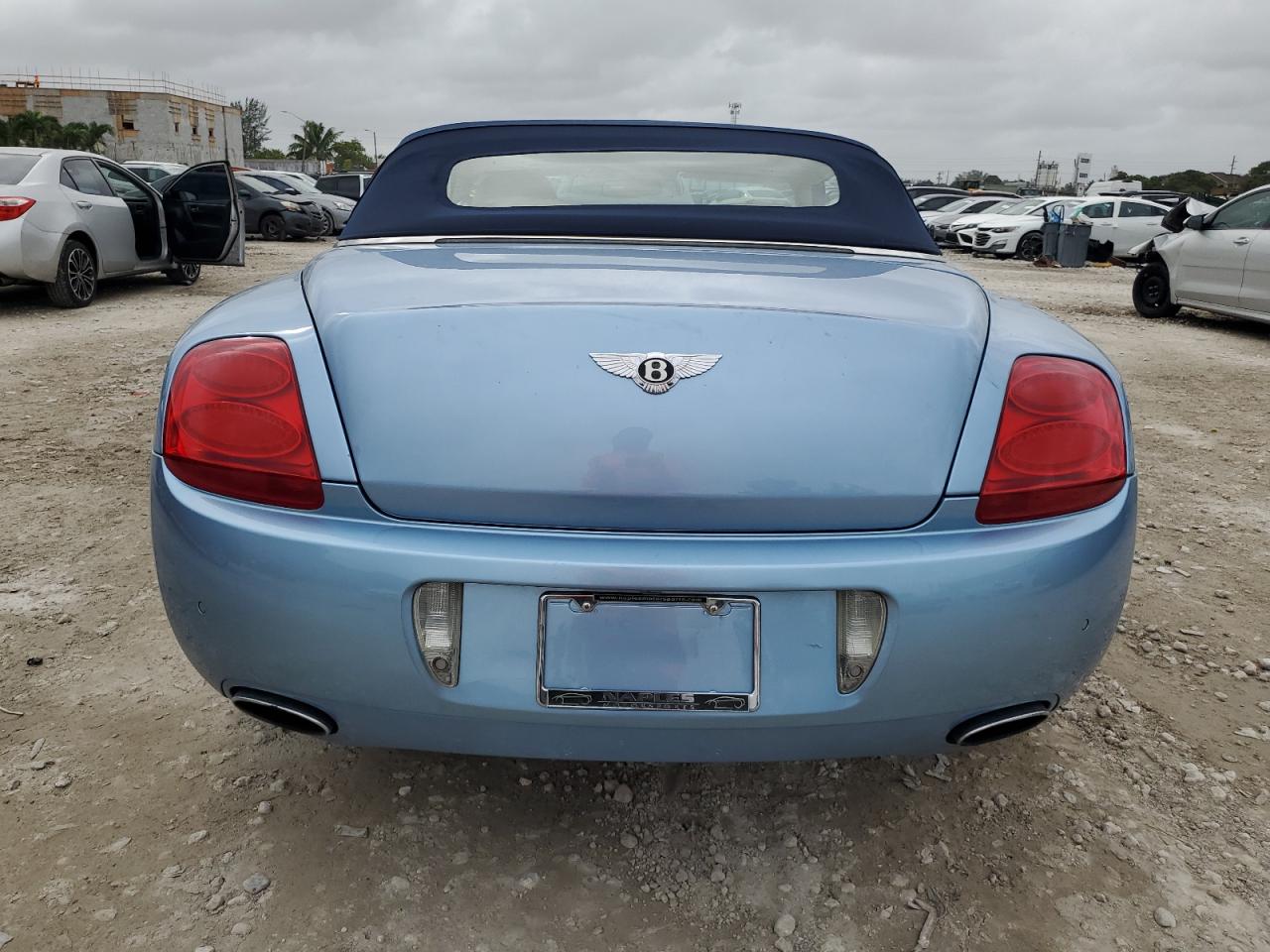 2008 Bentley Continental VIN SCBDR33W38C051739 Copart auction photo, water/flood / vandalism damage thumbnail 6
