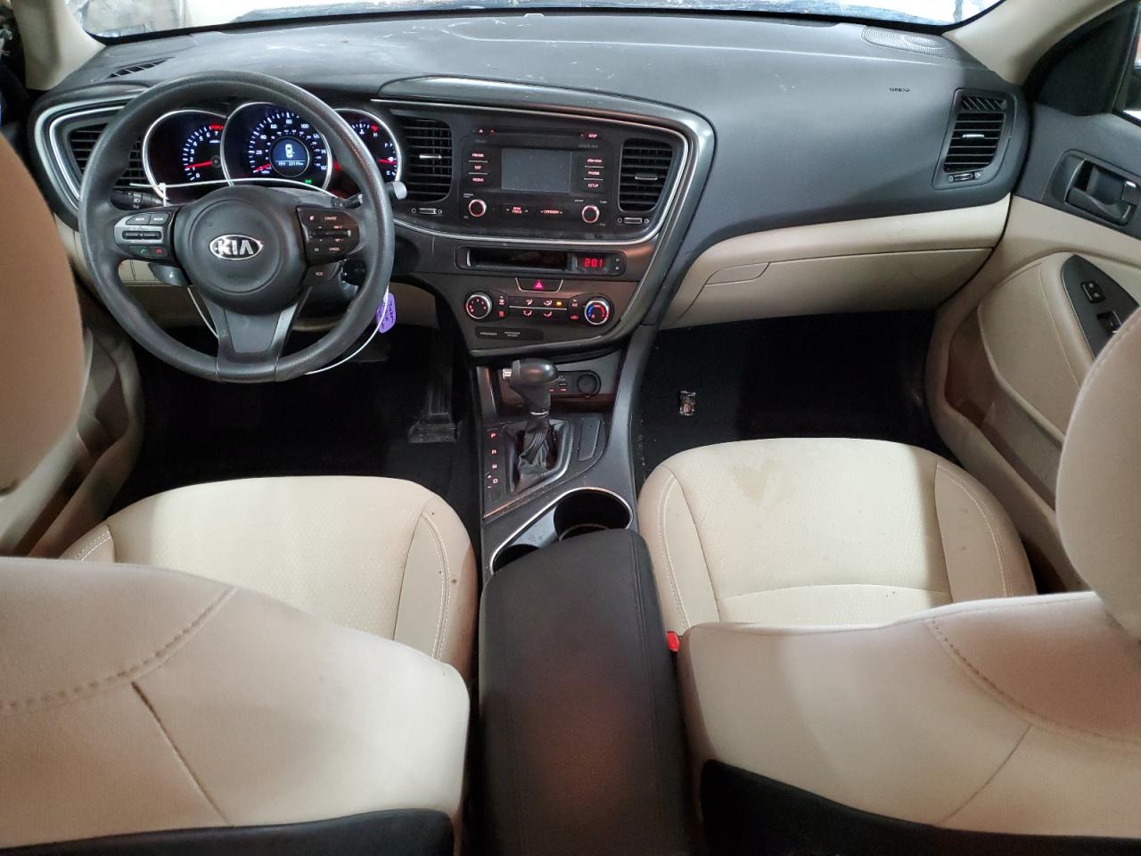2015 KIA Optima VIN 5XXGM4A7XFG371261 Copart auction photo, side / rear end damage thumbnail 8